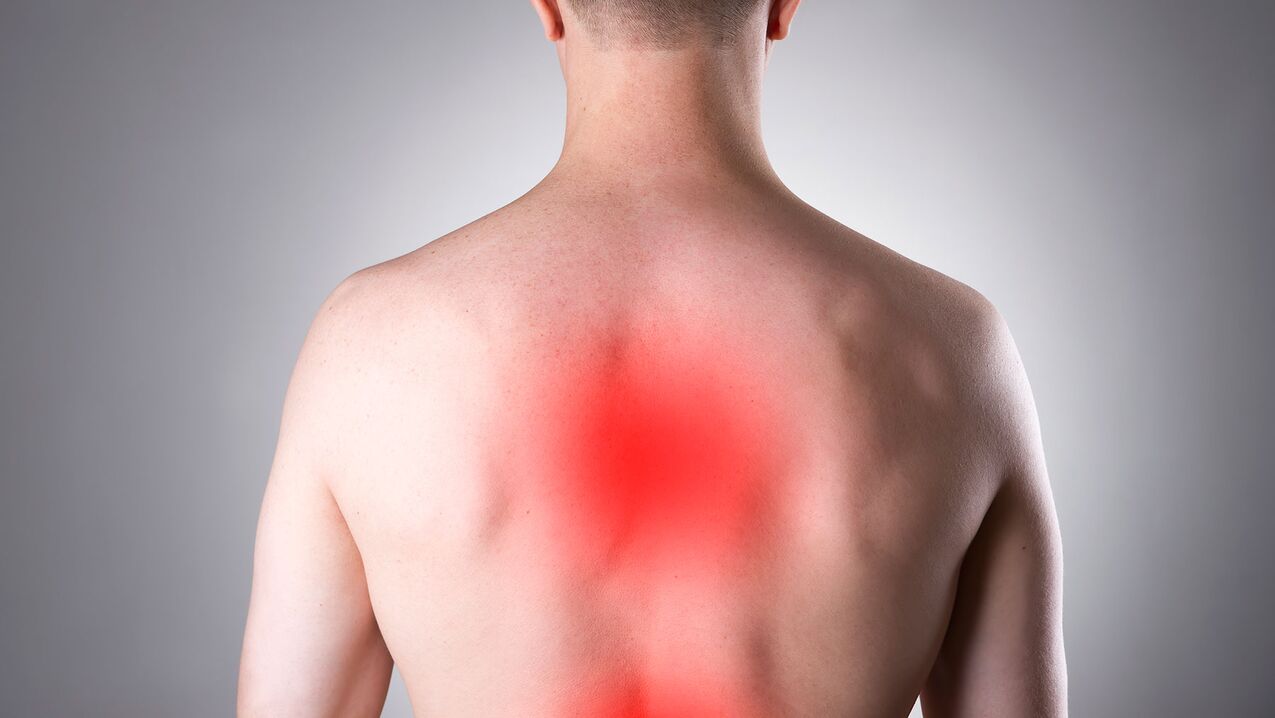 mal di schiena dovuto all'osteocondrosi